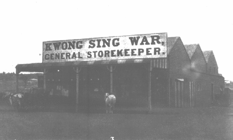 Kwong Sing War, Grey Street, Glen Innes, 1897.