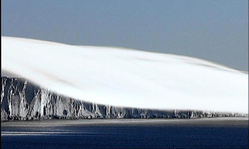 Antarctic winds are mostly caused by the radiative cooling of the ice sheet. 
